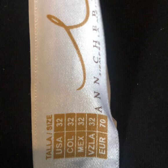 ANN CHERY BLACK TRAINER CORCET SIZE 32 - Picture 4 of 9